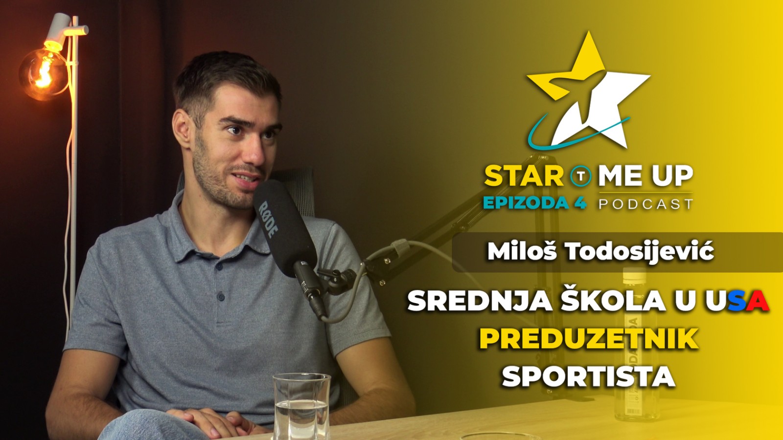 Srednja škola u USA, preduzetnik, sportista | Miloš Todosijević | S1E04
